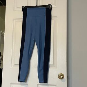 Abercrombie Blue and Black Curve Love Leggings